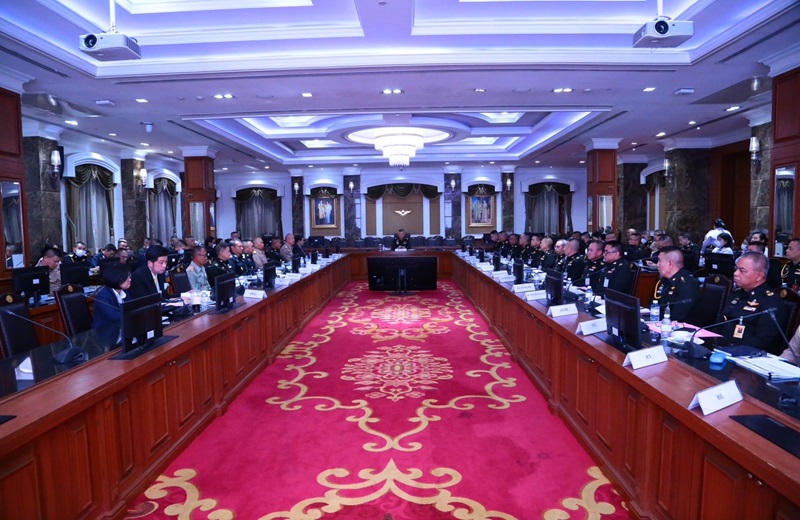 สพร.กห. จัดการประชุมคณะกรรมการพัฒนาระบบราชการกลาโหม (ก.พ.ร.กห.) เพื่อชี้แจงกรอบแนวทางการประเมินผลการปฏิบัติราชการของ นขต.กห. และหน่วยงานในกำกับของ รมว.กห. ประจำปีงบประมาณ พ.ศ.2567