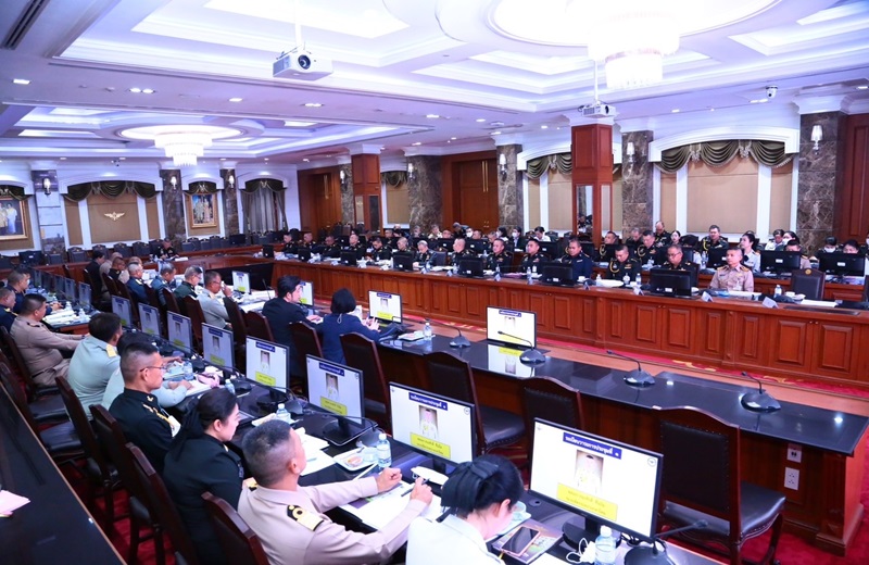 สพร.กห. จัดการประชุมคณะกรรมการพัฒนาระบบราชการกลาโหม (ก.พ.ร.กห.) เพื่อชี้แจงกรอบแนวทางการประเมินผลการปฏิบัติราชการของ นขต.กห. และหน่วยงานในกำกับของ รมว.กห. ประจำปีงบประมาณ พ.ศ.2567