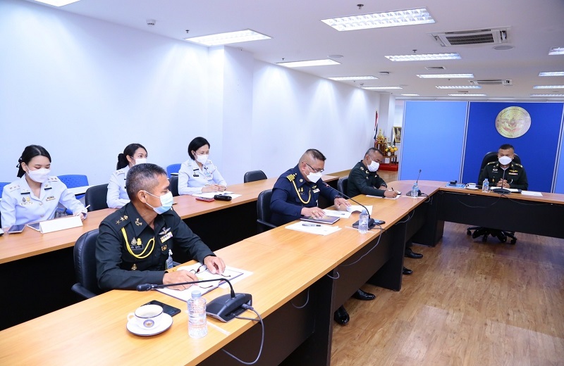 สพร.กห. จัดประชุม นขต.สพร.กห. ณ ห้องประชุม สพร.กห. ชั้น 2 อาคาร สป. (ศรีสมาน) โดยมี พล.ท.สุรศักดิ์ วรรณสมบูรณ์ ผอ.สพร.กห. เป็นประธานการประชุม เพื่อติดตามผลการดำเนินงานที่ผ่านมาและชี้แจงในเรื่องที่สำคัญ