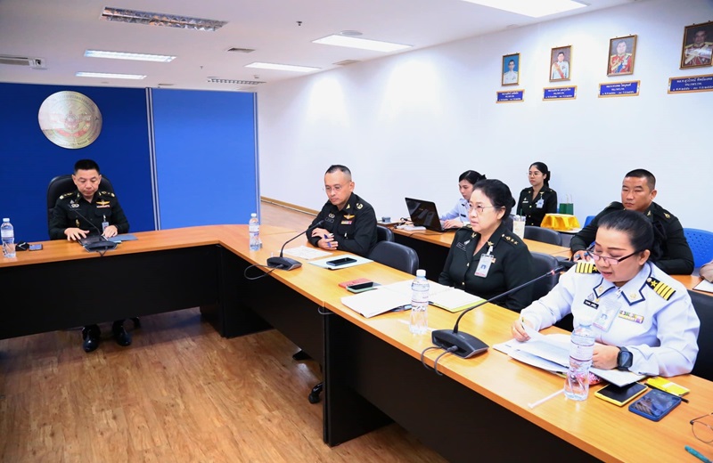 สพร.กห. จัดประชุม นขต.สพร.กห. ครั้งที่ 3/2567 เพื่อติดตามผลการดำเนินงานที่ผ่านมา และชี้แจงในเรื่องที่สำคัญ ณ ห้องประชุม สพร.กห. ชั้น 2 อาคาร สป.(ศรีสมาน)
