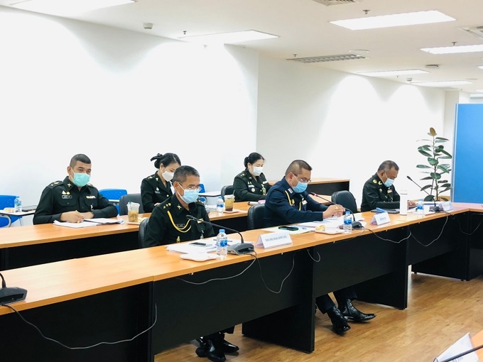 ประชุมพิจารณาการจัดทำตัวชี้วัด ปี 65 ของ นขต.กห. และ นขต.สป.