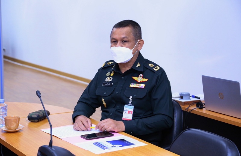 สพร.กห. จัดประชุม นขต.สพร.กห. ครั้งที่ 8/2565 เพื่อติดตามผลการดำเนินงานที่ผ่านมา และชี้แจงในเรื่องที่สำคัญ ณ ห้องประชุม สพร.กห. ชั้น 2 อาคาร สป.(ศรีสมาน)