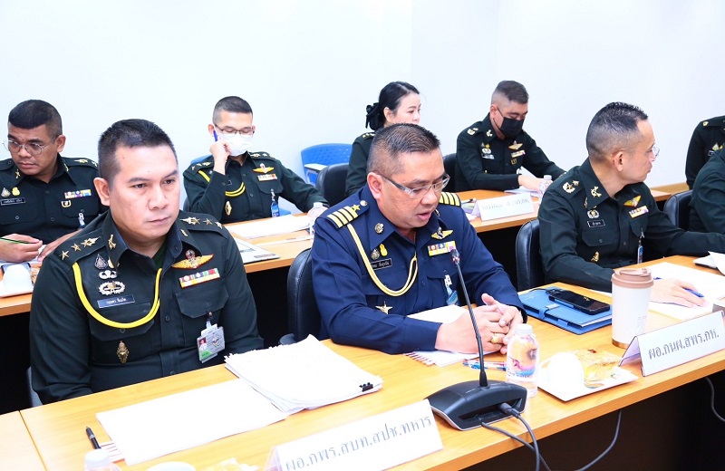 สพร.กห. จัดการประชุมการประเมินผลการปฏิบัติราชการตามคำรับรองการปฏิบัติราชการของ กห. (สป., บก.ทท., ทบ., ทร., ทอ., อผศ. และ สทป.) ประจำปีงบประมาณ พ.ศ.2566 รอบ 12 เดือน ณ ห้องประชุม สพร.กห. ชั้น 2 อาคาร สป.(ศรีสมาน)