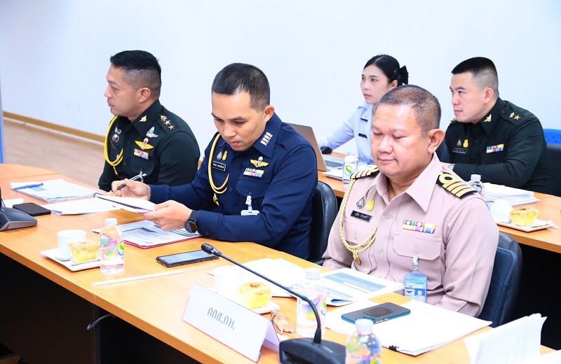 สพร.กห. จัดการประชุมการประเมินผลการปฏิบัติราชการตามคำรับรองการปฏิบัติราชการของ กห. (สป., บก.ทท., ทบ., ทร., ทอ., อผศ. และ สทป.) ประจำปีงบประมาณ พ.ศ.2566 รอบ 12 เดือน ณ ห้องประชุม สพร.กห. ชั้น 2 อาคาร สป.(ศรีสมาน)