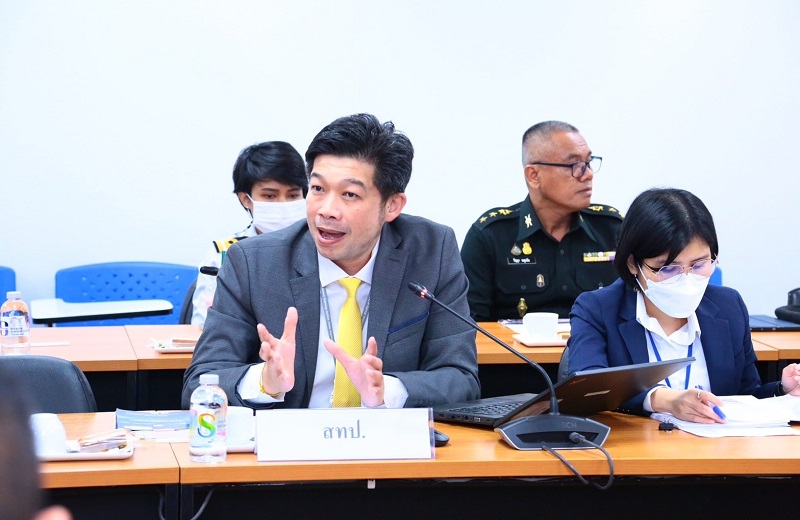 สพร.กห. จัดการประชุมการประเมินผลการปฏิบัติราชการตามคำรับรองการปฏิบัติราชการของ กห. (สป., บก.ทท., ทบ., ทร., ทอ., อผศ. และ สทป.) ประจำปีงบประมาณ พ.ศ.2566 รอบ 12 เดือน ณ ห้องประชุม สพร.กห. ชั้น 2 อาคาร สป.(ศรีสมาน)