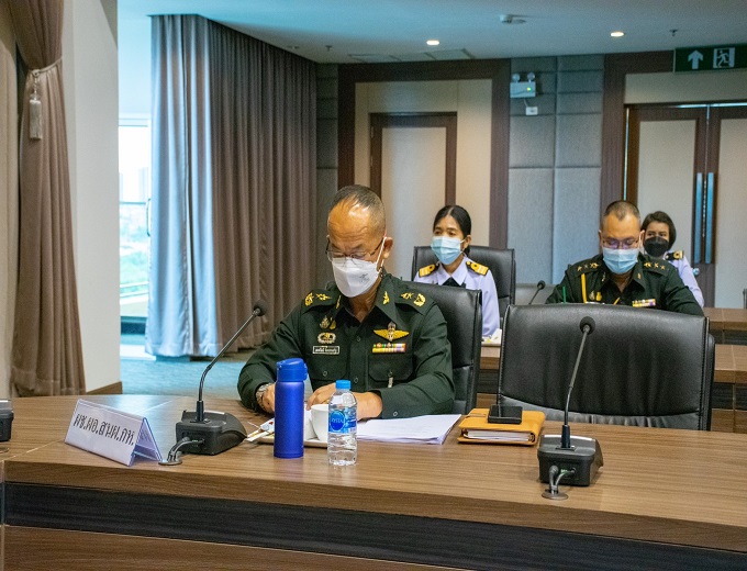 ประชุมคณะอนุกรรมการพัฒนาระบบราชการกลาโหม (อพร.กห.) ครั้งที่ 1 ประจำปีงบประมาณ พ.ศ.2565