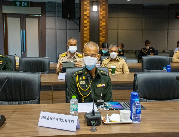 ประชุมคณะอนุกรรมการพัฒนาระบบราชการกลาโหม (อพร.กห.) ครั้งที่ 1 ประจำปีงบประมาณ พ.ศ.2565