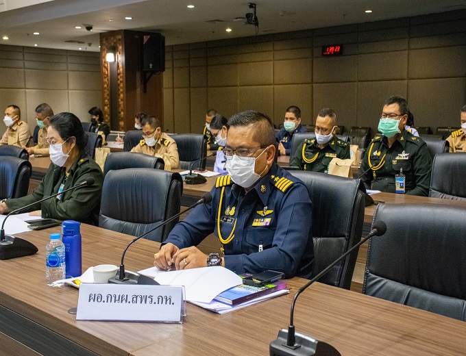ประชุมคณะอนุกรรมการพัฒนาระบบราชการกลาโหม (อพร.กห.) ครั้งที่ 1 ประจำปีงบประมาณ พ.ศ.2565