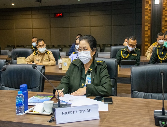 ประชุมคณะอนุกรรมการพัฒนาระบบราชการกลาโหม (อพร.กห.) ครั้งที่ 1 ประจำปีงบประมาณ พ.ศ.2565