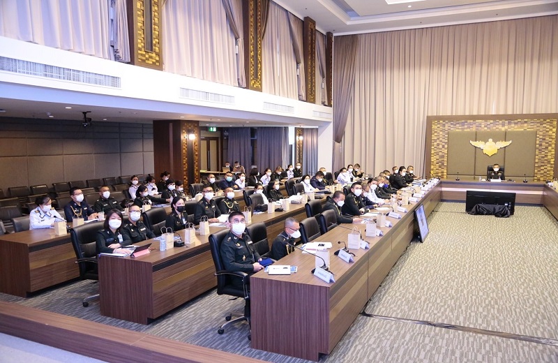สพร.กห. จัดการบรรยายพิเศษ เรื่อง “การจัดทำลักษณะสำคัญขององค์การและการกำหนดกระบวนการหลัก กระบวนการสนับสนุนของ สป.” ณ ห้องประชุม สป. ชั้น 6 อาคาร สป. (ศรีสมาน)