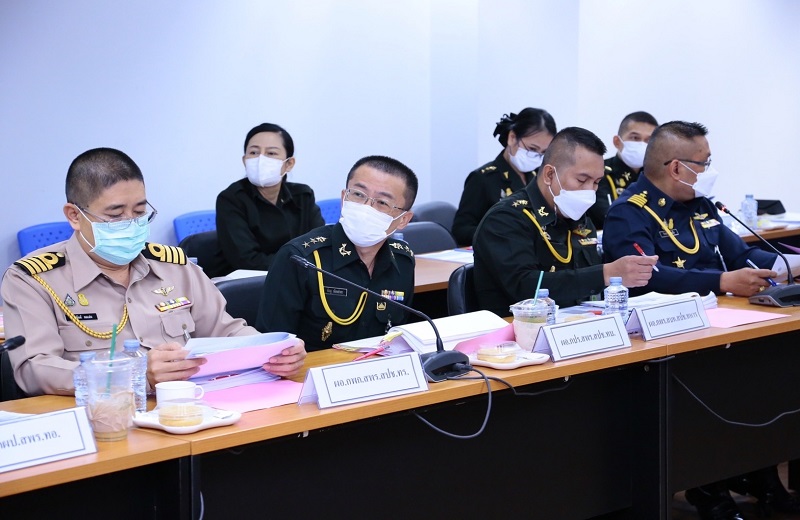 สพร.กห. จัดการประชุมคณะอนุกรรมการติดตามประเมินผลการปฎิบัติราชการกลาโหม (อตผ.กห) เพื่อประเมินผลการปฏิบัติราชการ ตามคำรับรองการปฏิบัติราชการ ของ กห. ประจำปีงบประมาณ พ.ศ. 2565 (รอบ 12 เดือน)