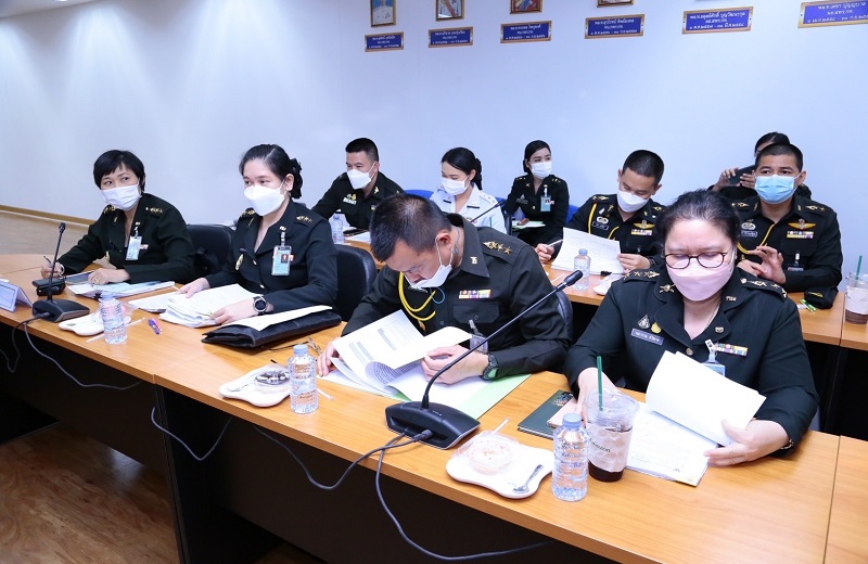 สพร.กห. จัดการประชุมคณะอนุกรรมการติดตามประเมินผลการปฎิบัติราชการกลาโหม (อตผ.กห) เพื่อประเมินผลการปฏิบัติราชการ ตามคำรับรองการปฏิบัติราชการ ของ กห. ประจำปีงบประมาณ พ.ศ. 2565 (รอบ 12 เดือน)