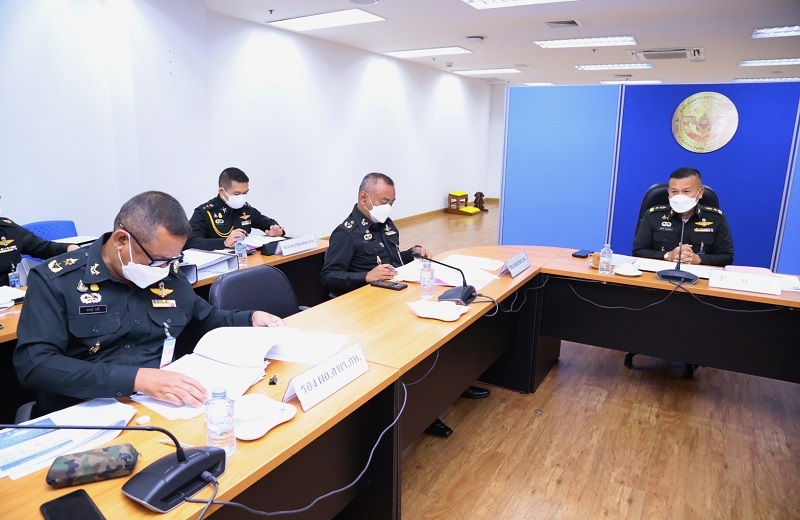 สพร.กห. จัดการประชุมติดตามความก้าวหน้าผลการดำเนินการตามตัวชี้วัดของ กห., สป., บก.ทท., ทบ., ทร., ทอ., อผศ. และ สทป. ประจำปีงบประมาณ พ.ศ.2565 รอบ 9 เดือน (1 ต.ค.64 - 30 มิ.ย.65) ณ ห้องประชุม สพร.กห. ชั้น 2 อาคาร สป.(ศรีสมาน)