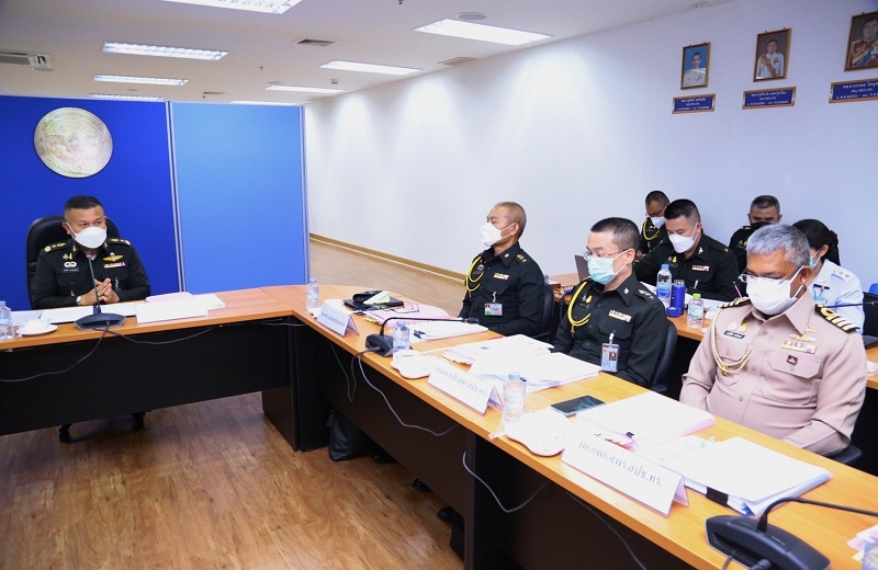 สพร.กห. จัดการประชุมติดตามความก้าวหน้าผลการดำเนินการตามตัวชี้วัดของ กห., สป., บก.ทท., ทบ., ทร., ทอ., อผศ. และ สทป. ประจำปีงบประมาณ พ.ศ.2565 รอบ 9 เดือน (1 ต.ค.64 - 30 มิ.ย.65) ณ ห้องประชุม สพร.กห. ชั้น 2 อาคาร สป.(ศรีสมาน)