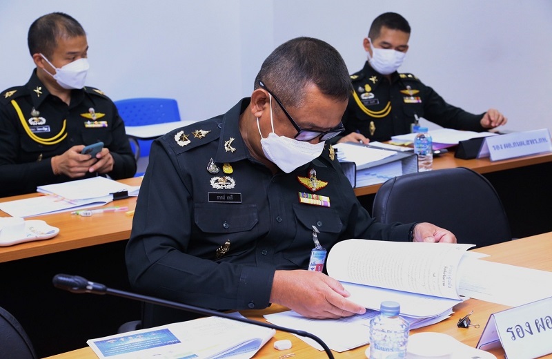 สพร.กห. จัดการประชุมติดตามความก้าวหน้าผลการดำเนินการตามตัวชี้วัดของ กห., สป., บก.ทท., ทบ., ทร., ทอ., อผศ. และ สทป. ประจำปีงบประมาณ พ.ศ.2565 รอบ 9 เดือน (1 ต.ค.64 - 30 มิ.ย.65) ณ ห้องประชุม สพร.กห. ชั้น 2 อาคาร สป.(ศรีสมาน)