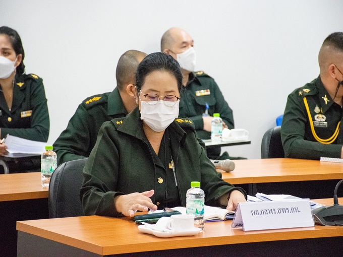 ประชุมเพื่อพิจารณาตัวชี้วัดคำรับรองการปฏิบัติราชการของ กห. (ในส่วนของ สป.) ประจำปีงบประมาณ พ.ศ.2565