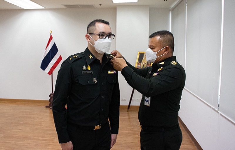 พิธีประดับยศ พ.ท.นิธิรัชต์ ยุทธประเวศน์
