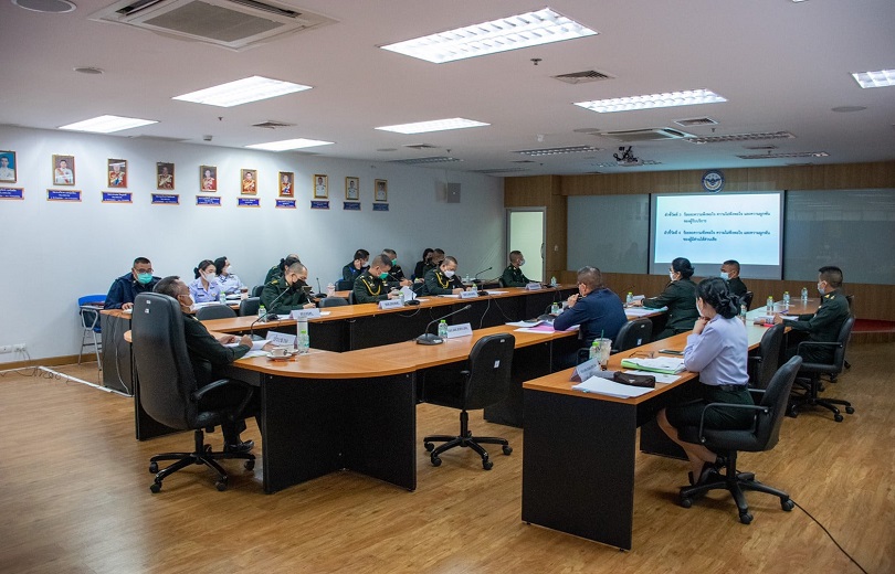 ประชุมเพื่อชี้แจงรายละเอียดตัวชี้วัดตามคำรับรองการปฏิบัติราชการของ นขต.สป. ปี งป.65