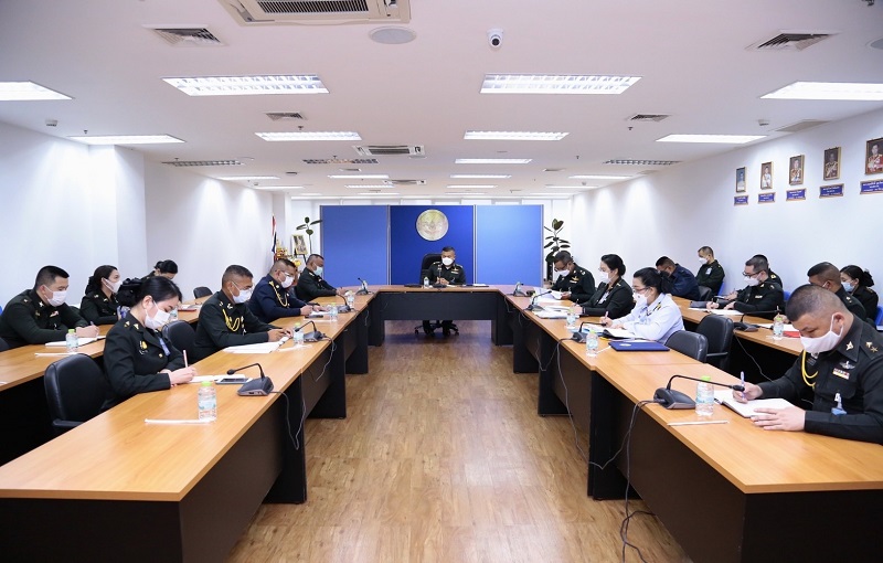 ผอ.สพร.กห. เป็นประธานในการประชุม นขต.สพร.กห. ณ ห้องประชุม สพร.กห. ชั้น 2