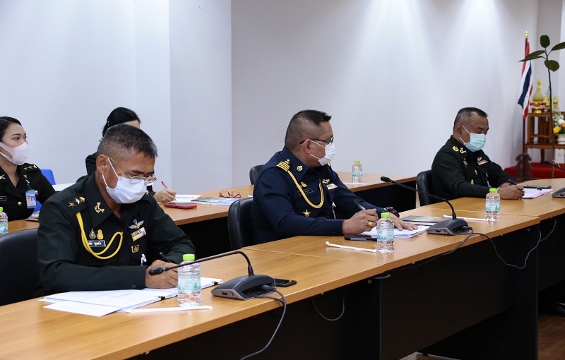 ผอ.สพร.กห. เป็นประธานในการประชุม นขต.สพร.กห. ณ ห้องประชุม สพร.กห. ชั้น 2