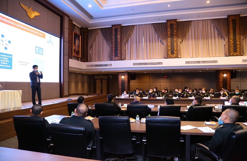 สพร.กห. จัดการประชุมชี้แจง เรื่อง “แนวทางการตอบแบบประเมินสถานะการเป็นระบบราชการ 4.0 ของ สป. ประจำปีงบประมาณ พ.ศ.2566” เพื่อเป็นการสริมสร้างความรู้ ให้กับข้าราชการที่รับผิดชอบงานด้านการพัฒนาระบบราชการของ สป.