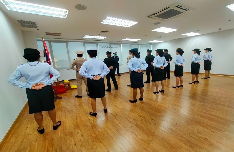 สพร.กห. จัดการฝึกทบทวนระเบียบวินัยของกำลังพลตามนโยบายผู้บังคับบัญชา เพื่อเสริมสร้างบุคลิกภาพ ความเข้มแข็ง และลักษณะทางทหารที่ดี