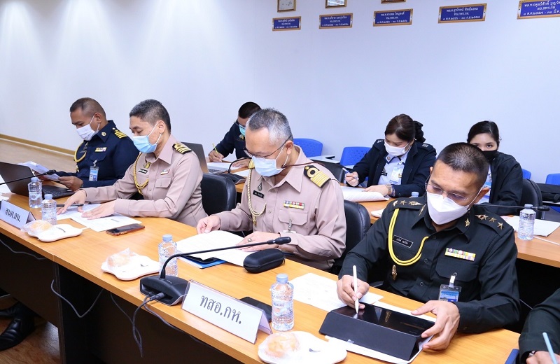 สพร.กห. จัดประชุมเพื่อจัดทำตัวชี้วัดในการประเมินผลสัมฤทธิ์ภารกิจหลักของ กห. ประกอบคำรับรองการปฏิบัติราชการของ นขต.กห. และ เหล่าทัพ ประจำปีงบประมาณ พ.ศ. 2566 ณ ห้องประชุม สพร.กห. ชั้น 2 อาคาร สป.(ศรีสมาน)