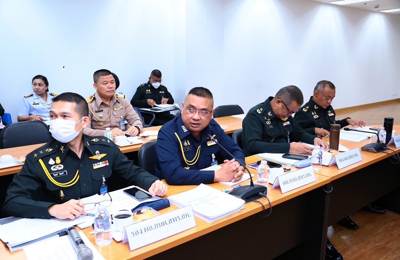 สพร.กห. จัดการประชุมเตรียมการสัมมนา เรื่อง "กรอบแนวทางการประเมินผลการปฏิบัติราชการของ นขต.กห. และเหล่าทัพ ประจำปีงบประมาณ พ.ศ.2567" ณ ห้องประชุม สพร.กห.ชั้น2 อาคาร สป.(ศรีสมาน)