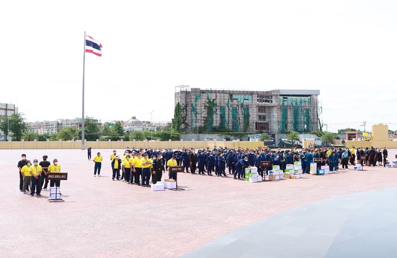 ข้าราชการ สพร.กห. ได้เข้าร่วมการฝึกซ้อมการป้องกันและระงับอัคคีภัยในพื้นที่ สป.(ศรีสมาน) ประจำปีงบประมาณ พ.ศ.2565