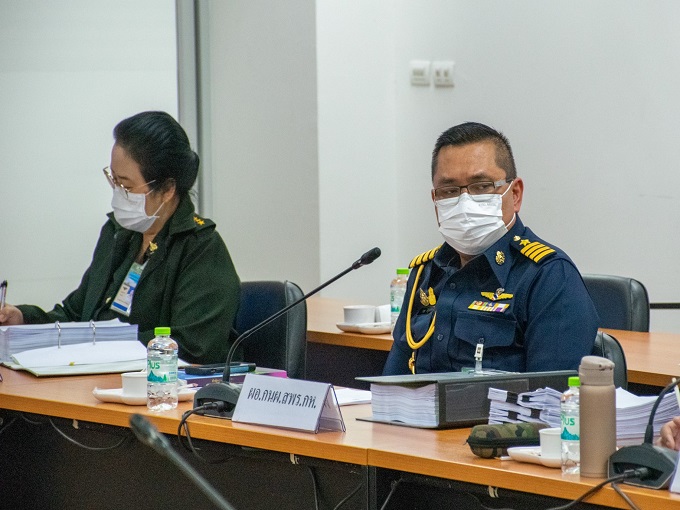 ประชุมคณะอนุกรรมการติดตามประเมินผลการปฏิบัติราชการกลาโหม (อตผ.กห.) ประจำปีงบประมาณ พ.ศ.2564 (รอบ 12 เดือน)