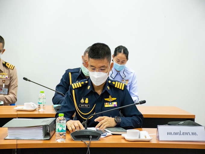 ประชุมคณะอนุกรรมการติดตามประเมินผลการปฏิบัติราชการกลาโหม (อตผ.กห.) ประจำปีงบประมาณ พ.ศ.2564 (รอบ 12 เดือน)