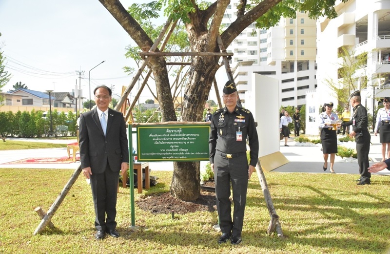 พล.ต.สุกิจ สุเมธาศร รอง ผอ.สพร.กห. พร้อมข้าราชการ สพร.กห. เข้าร่วมพิธีเปิด "สวนเฉลิมพระเกียรติ สมเด็จพระอริยวงศาคตญาณ สมเด็จพระสังฆราช สกลมหสังฆปริณายก เนื่องในโอกาสฉลองพระชนมายุ 8 รอบ 26 มิ.ย.66" ณ บริเวณสวนเฉลิมพระเกียรติฯ สป.(พื้นที่ศรีสมาน)