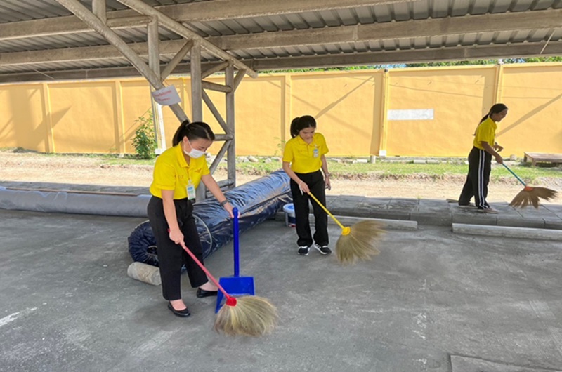 พล.ต.สุกิจ สุเมธาศร รอง ผอ.สพร.กห. พร้อมข้าราชการ สพร.กห. เข้าร่วมพิธีเปิด "สวนเฉลิมพระเกียรติ สมเด็จพระอริยวงศาคตญาณ สมเด็จพระสังฆราช สกลมหสังฆปริณายก เนื่องในโอกาสฉลองพระชนมายุ 8 รอบ 26 มิ.ย.66" ณ บริเวณสวนเฉลิมพระเกียรติฯ สป.(พื้นที่ศรีสมาน)