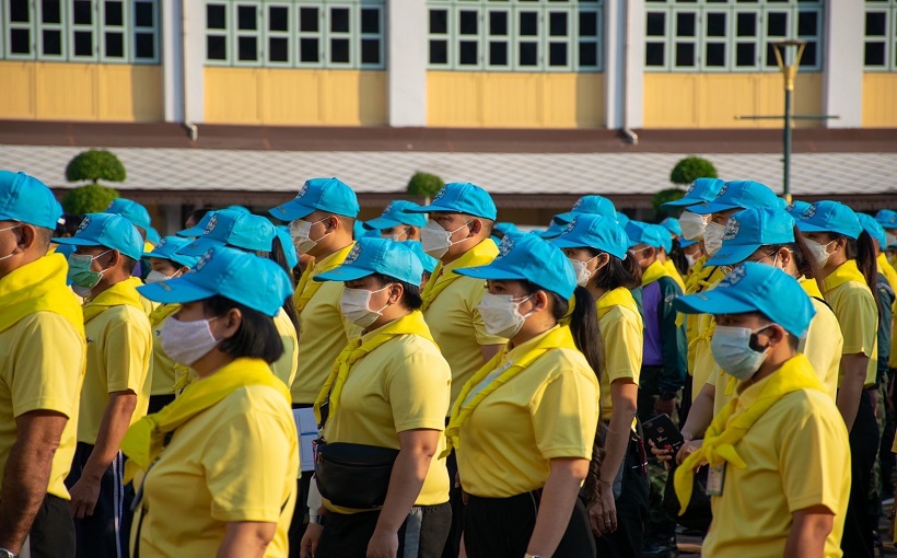 ข้าราชการ สพร.กห. เข้าร่วมโครงการจิตอาสาพัฒนา "เราทำความดี ด้วยหัวใจ" บริเวณพื้นที่ปากคลองตลาด