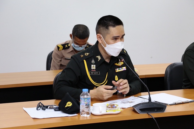 สพร.กห. ประชุมร่วมกับผู้แทนของ สนผ.กห. ในเรื่องการฝึกซ้อมการป้องกันและระงับอัคคีภัยในรูปแบบการฝึกซ้อมแผนบนโต๊ะ (Table Top Exercise : TTX)
