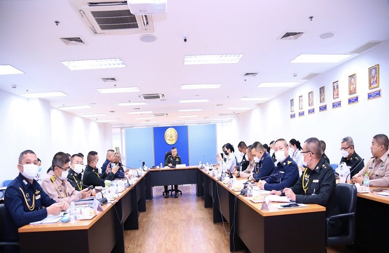 สพร.กห. จัดการประชุมเพื่อติดตามความก้าวหน้าของการดำเนินการติดตามคำรับรองการปฏิบัติราชการของ สป. ทบ. ทอ. ทร. และ สทป. ประจำปีงบประมาณ พ.ศ.2566 รอบ 9 เดือน ณ ห้องประชุม สพร.กห. ชั้น2 อาคาร สป.(ศรีสมาน)