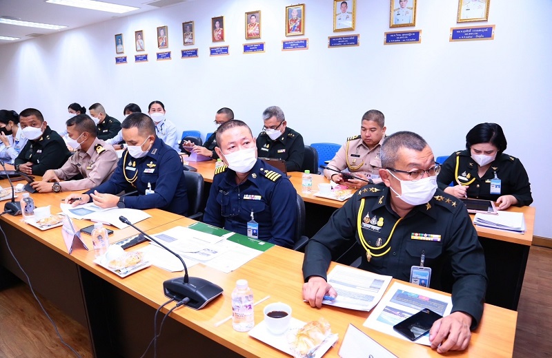 สพร.กห. จัดการประชุมเพื่อติดตามความก้าวหน้าของการดำเนินการติดตามคำรับรองการปฏิบัติราชการของ สป. ทบ. ทอ. ทร. และ สทป. ประจำปีงบประมาณ พ.ศ.2566 รอบ 9 เดือน ณ ห้องประชุม สพร.กห. ชั้น2 อาคาร สป.(ศรีสมาน)