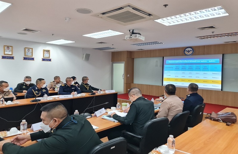 สพร.กห. จัดการประชุมเพื่อติดตามความก้าวหน้าของการดำเนินการติดตามคำรับรองการปฏิบัติราชการของ สป. ทบ. ทอ. ทร. และ สทป. ประจำปีงบประมาณ พ.ศ.2566 รอบ 9 เดือน ณ ห้องประชุม สพร.กห. ชั้น2 อาคาร สป.(ศรีสมาน)