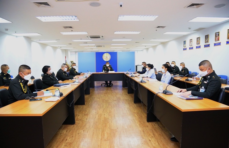 การประชุมการตรวจการปฏิบัติราชการของ สตน.กห.