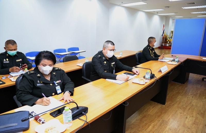 การประชุมการตรวจการปฏิบัติราชการของ สตน.กห.