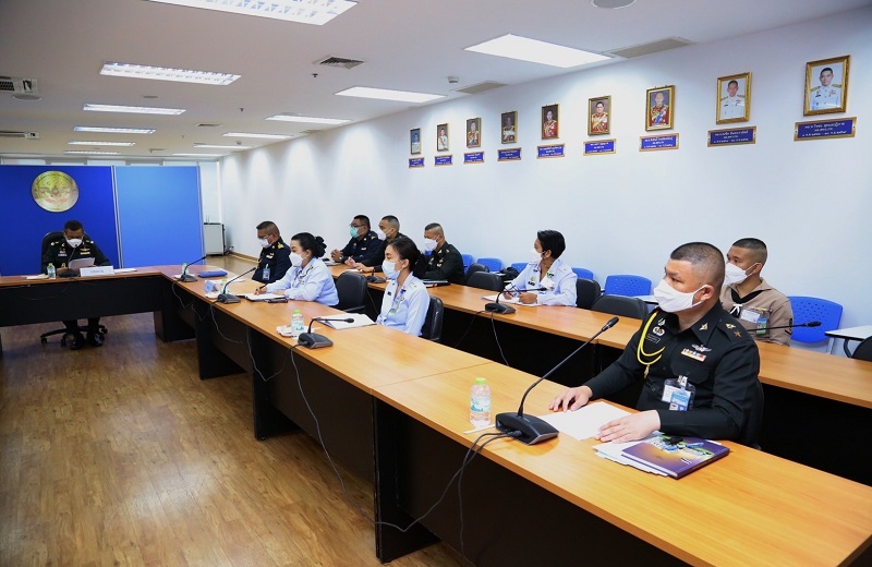 การประชุมการตรวจการปฏิบัติราชการของ สตน.กห.
