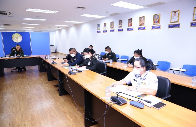 สพร.กห. จัดการประชุมพิจารณาการตอบประเมินสถานะของ สป. ในการเป็นระบบราชการ 4.0 (PMQA 4.0) ประจำปีงบประมาณ พ.ศ.2565 โดยมี พล.ท.สุรศักดิ์ วรรณสมบูรณ์ ผอ.สพร.กห. เป็นประธานการประชุม