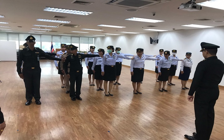 การฝึกทบทวนระเบียบวินัยทหาร