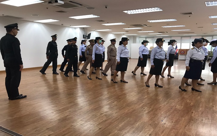 การฝึกทบทวนระเบียบวินัยทหาร