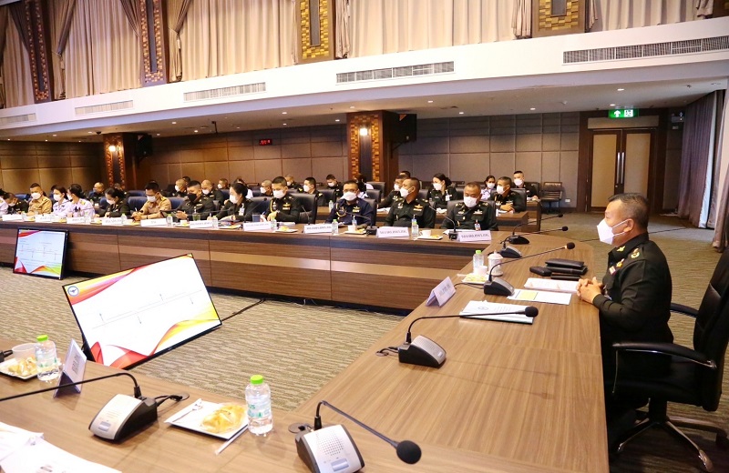 สพร.กห. จัดการประชุมการดำเนินการภายหลังจาก พ.ร.บ.การปฏิบัติราชการทางอิเล็กทรอนิกส์ พ.ศ.2565 มีผลใช้บังคับทุกมาตรา ณ ห้องประชุม ชั้น 6 อาคาร สป. (ศรีสมาน)