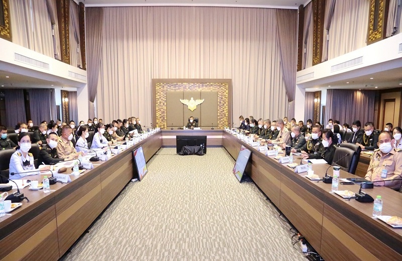 สพร.กห. จัดการประชุมการดำเนินการภายหลังจาก พ.ร.บ.การปฏิบัติราชการทางอิเล็กทรอนิกส์ พ.ศ.2565 มีผลใช้บังคับทุกมาตรา ณ ห้องประชุม ชั้น 6 อาคาร สป. (ศรีสมาน)