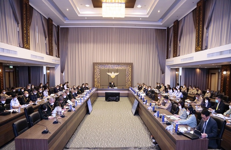 สำนักพัฒนาระบบราชการกลาโหม จัดการประชุมคณะอนุกรรมการพัฒนาระบบราชการกลาโหม (อพร.กห.) เพื่อพิจารณากรอบแนวทางการประเมินผลการปฎิบัติราชการ ประจำปีงบประมาณ พ.ศ. 2566