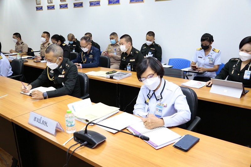 สพร.กห. จัดประชุมชี้แจงผลการดำเนินงานตัวชี้วัดตามคำรับรองการปฏิบัติราชการของ นขต.สป. ประจำปีงบประมาณ พ.ศ.๒๕๖๕ ในรอบ ๖ เดือน