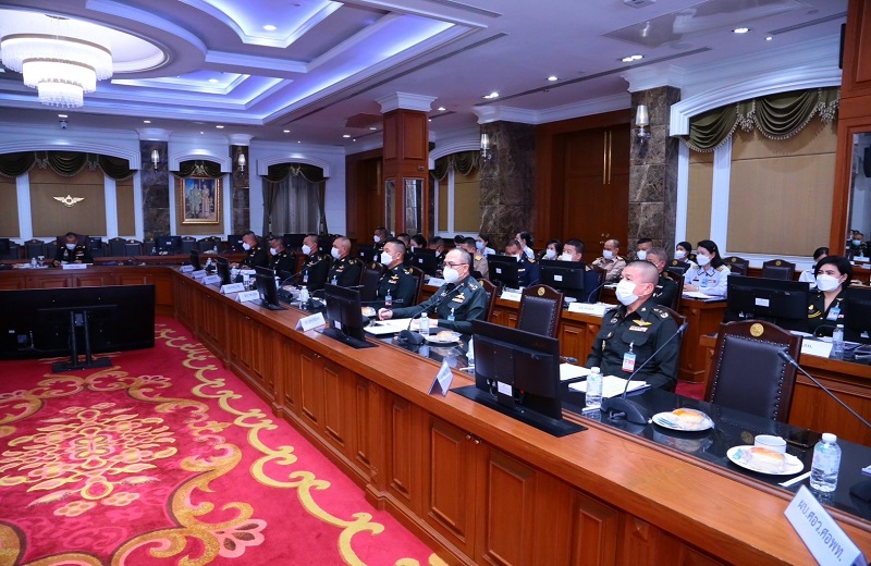 สพร.กห. จัดการประชุมคณะกรรมการพัฒนาระบบราชการกลาโหม (ก.พ.ร.กห.)โดยมี พล.อ.สนิธชนก สังขจันทร์ ปล.กห./ประธาน ก.พ.ร.กห. และ พล.ท.สุรศักดิ์ วรรณสมบูรณ์ เป็นกรรมการและเลขานุการ