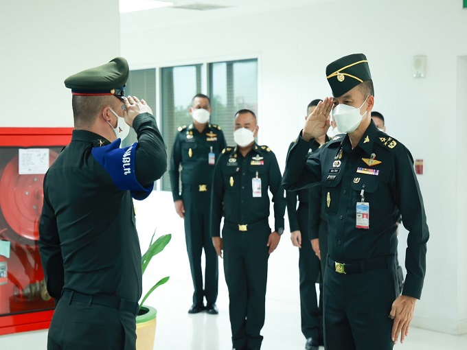 พล.อ.สนิธชนก สังขจันทร์ รองปลัดกระทรวงกลาโหม ตรวจเยี่ยม และรับฟังการบรรยายสรุปภารกิจ การปฏิบัติงานของสำนักพัฒนาระบบราชการกลาโหม